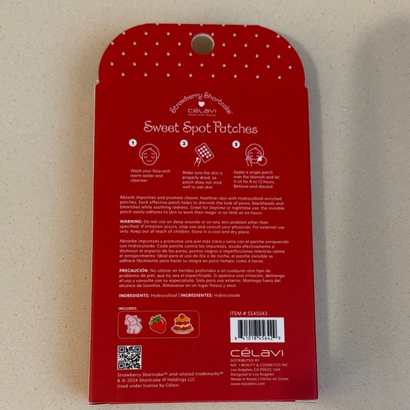 Strawberry Shortcake Acne Spot Patches with Hydrocolloid - Picture 2 of 3